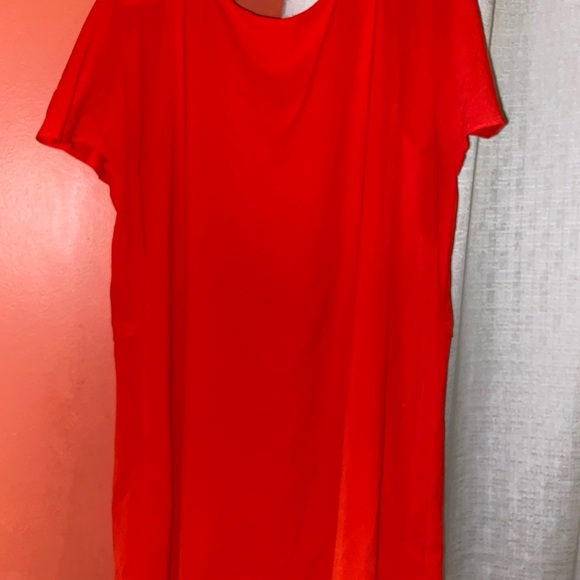Red Ruffle Dress size: XL - Picture 2 of 3